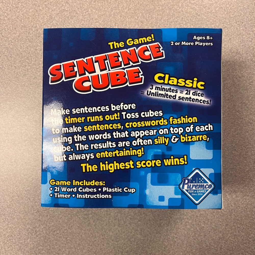 Sentence Cube game - Picture 2 of 2